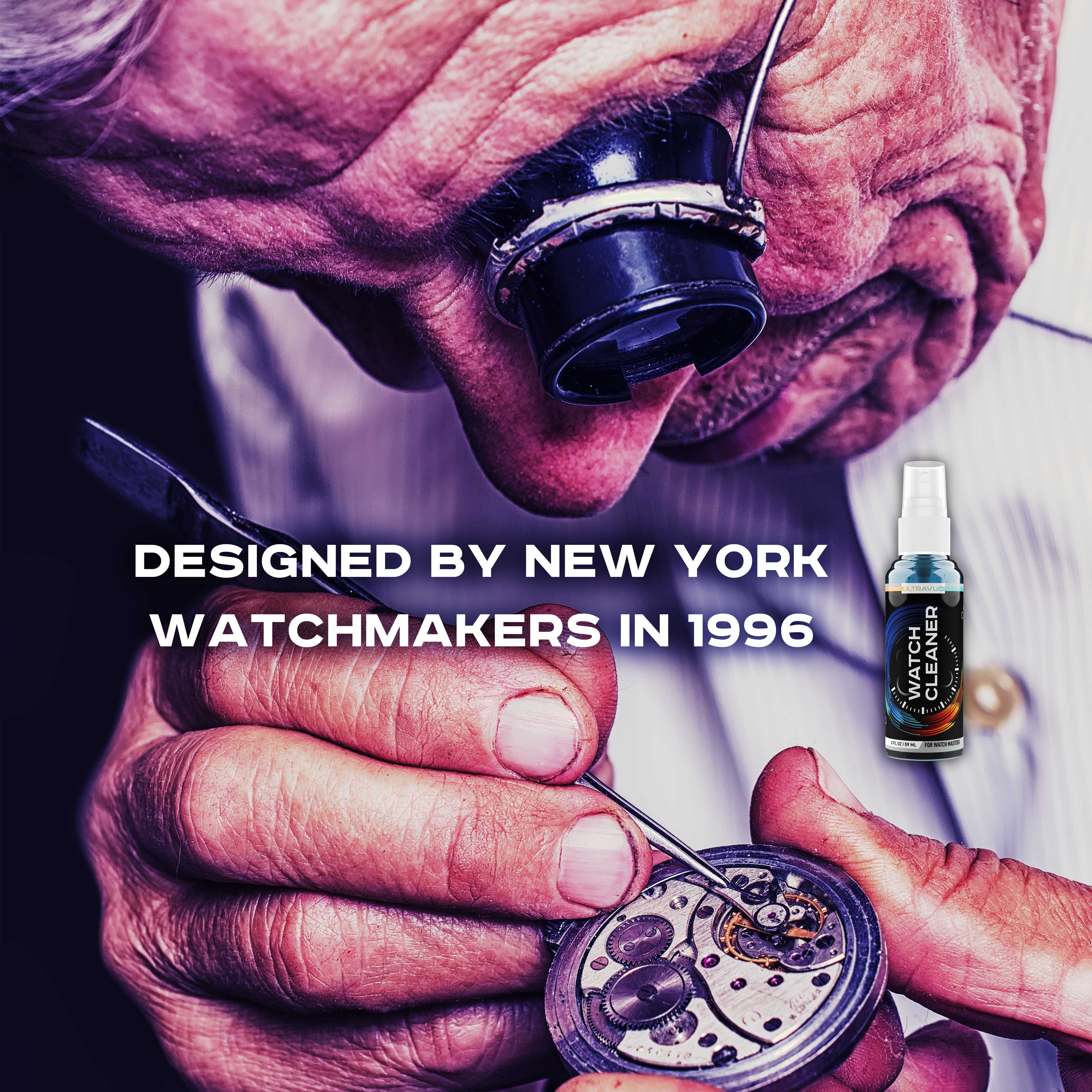 UltraVue Watch Cleaning Set - Professional Watch Care Kit For All Timepieces