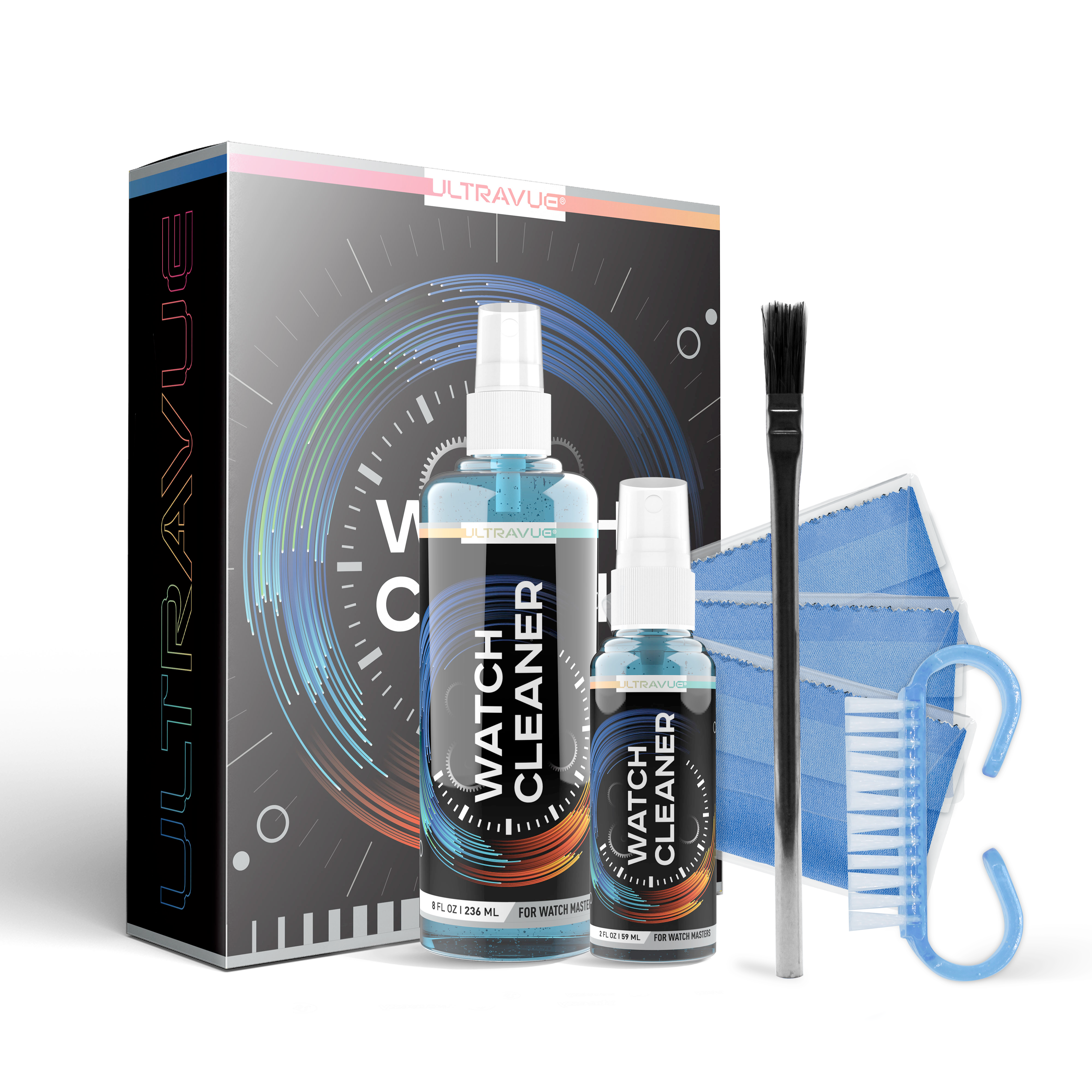 UltraVue Watch Cleaning Set - Professional Watch Care Kit For All Timepieces