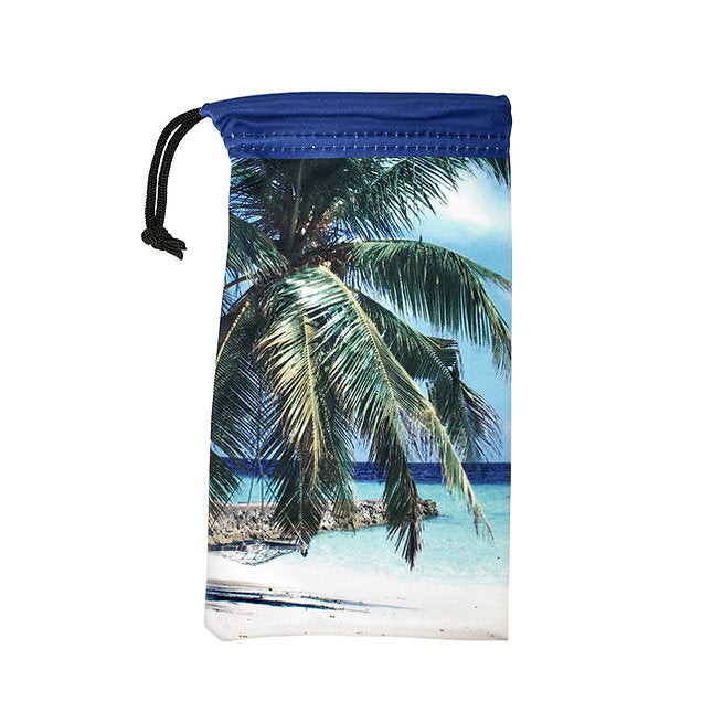 Drawstring microfiber bag palm beach
