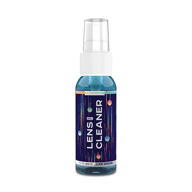 UltraVue cobalt gel lens cleaner spray bottle