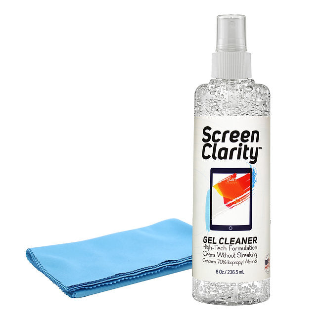 Screen Clarity gel cleaner with cloth