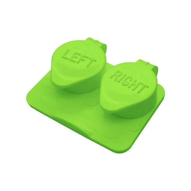 Green contact lens case