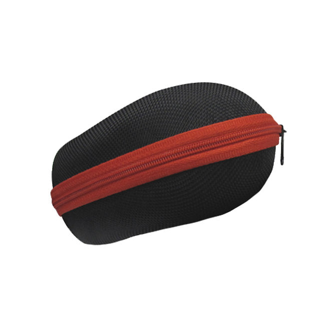 EVA sunglass case with red zipper