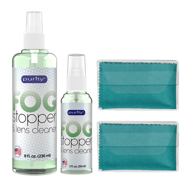 Purity Lens Cleaner fog stopper combo