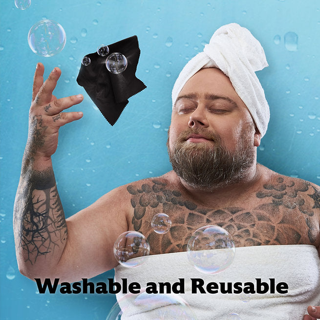 Machine washable microfiber cloth