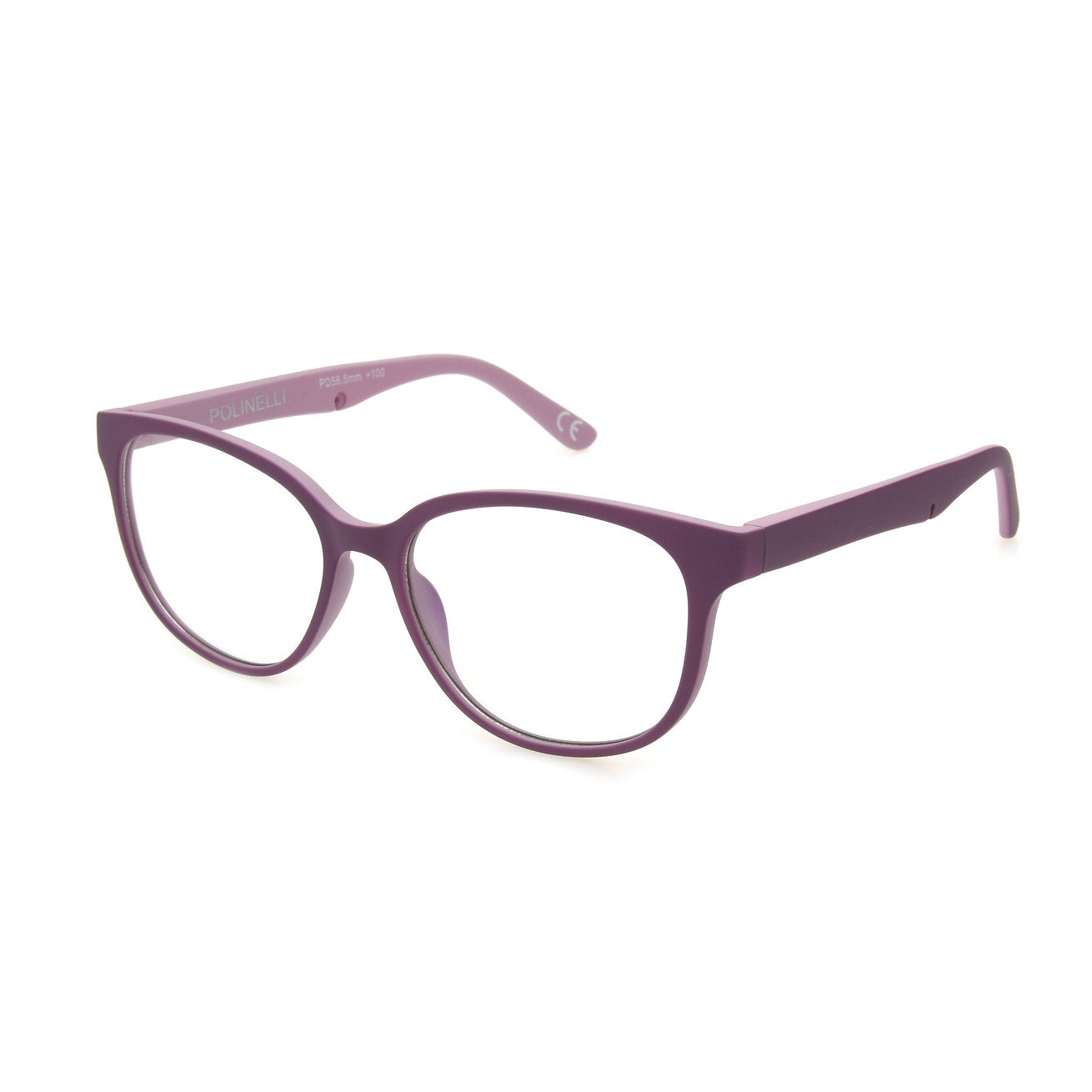 Polinelli eyeglasses model P202 plum