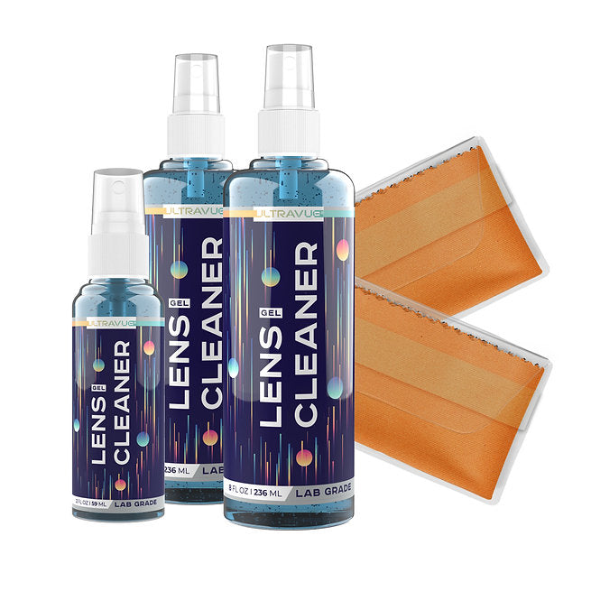 UltraVue gel lens cleaner combo