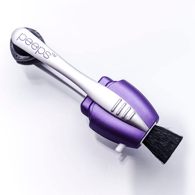 Lavender peeps lens brush
