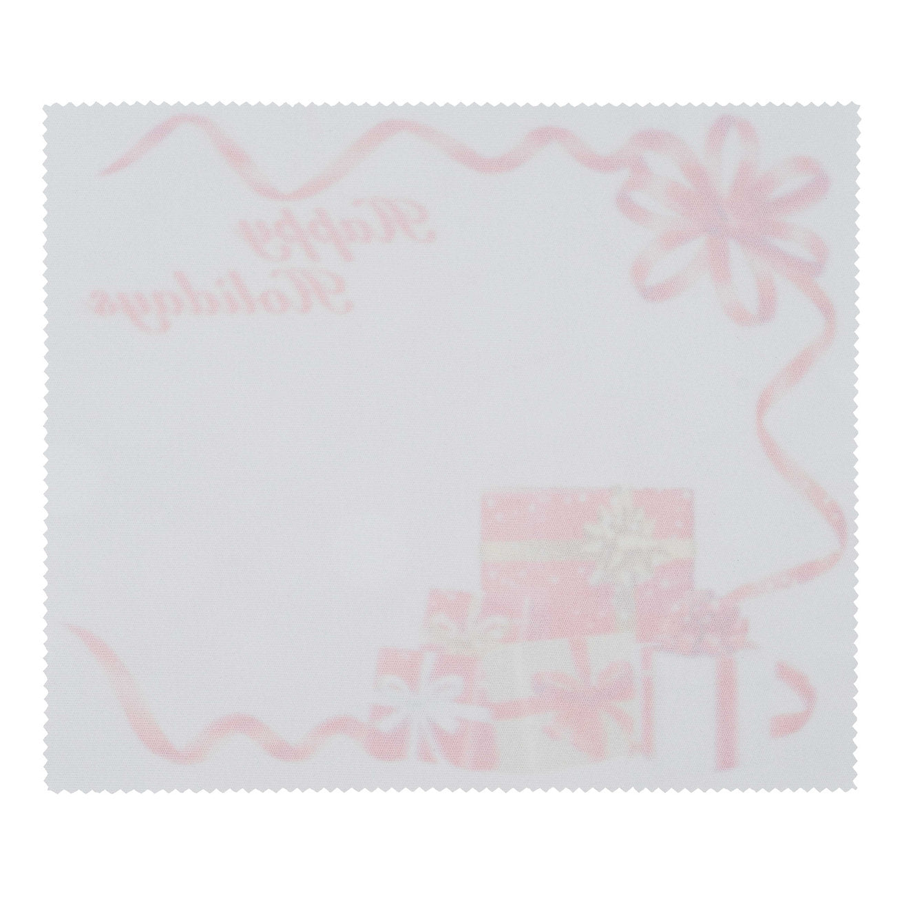 Happy holidays cloth back