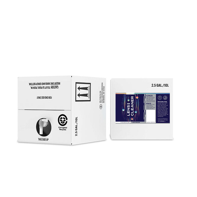 UltraVue Gel Lens Cleaner cubitainer