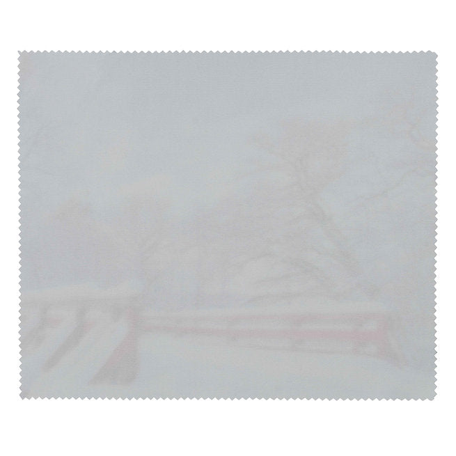 Snow-clad bridge cloth back