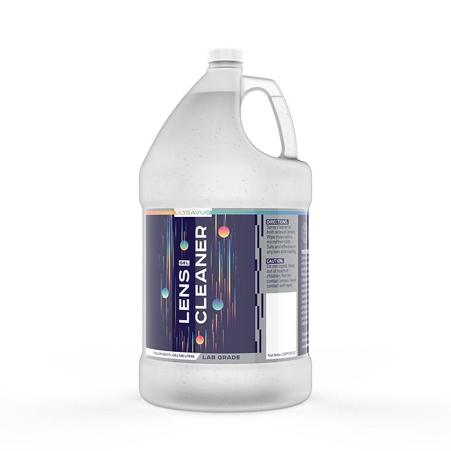 Clear UltraVue Gel Lens Cleaner gallon