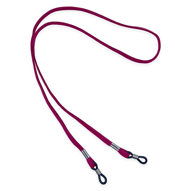 Burgundy Contempo glasses retention cord