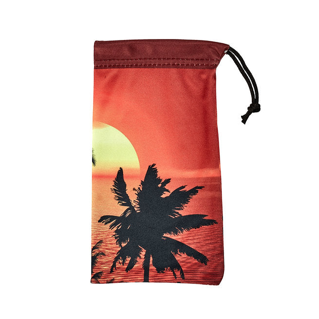 Ocean Sunset microfiber case for eyeglasses