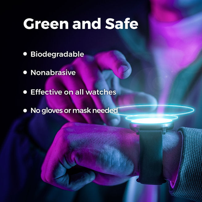 Effective and safe watch cleaner