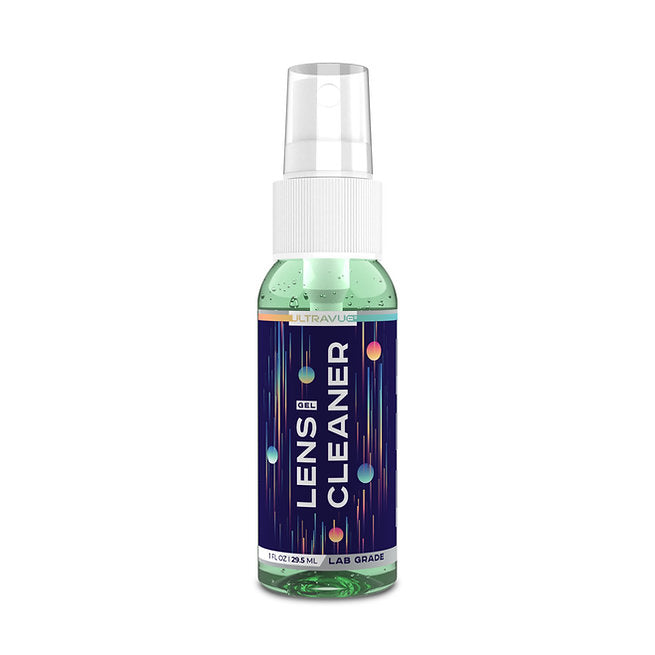 UltraVue emerald gel lens cleaner spray bottle