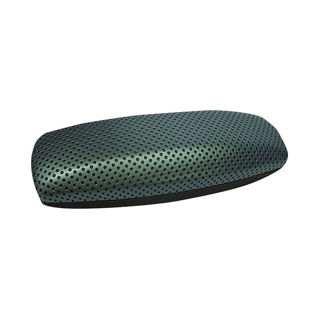 Green metallic eyeglass clamshell case