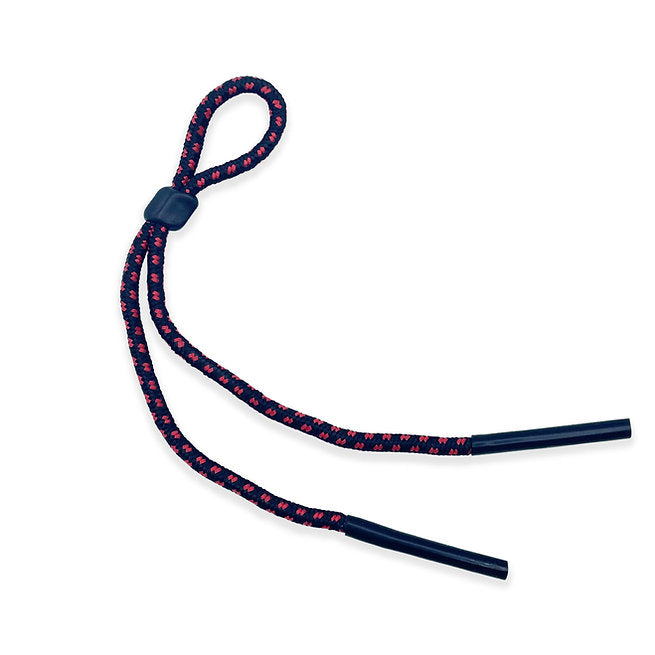 Red and black houndstooth sports lanyard for glasses