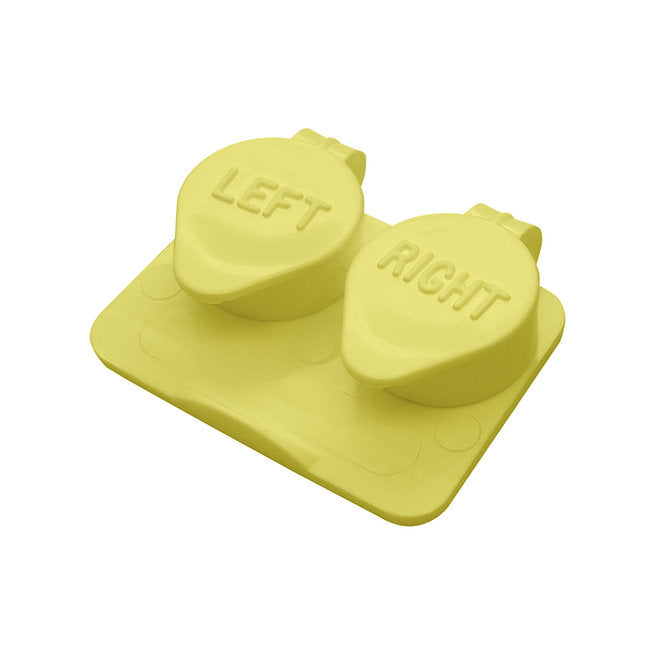 Yellow contact lens case