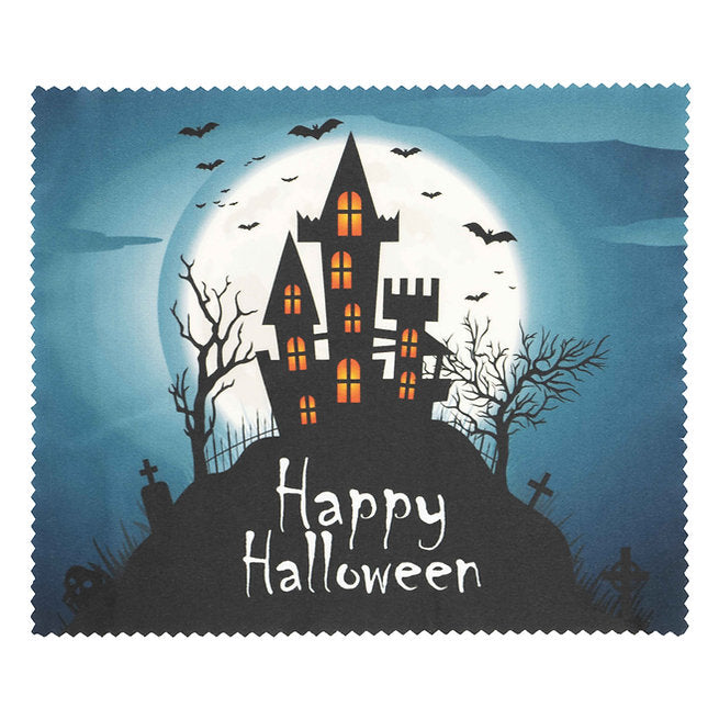 Happy Halloween eyeglass cleaning cloth