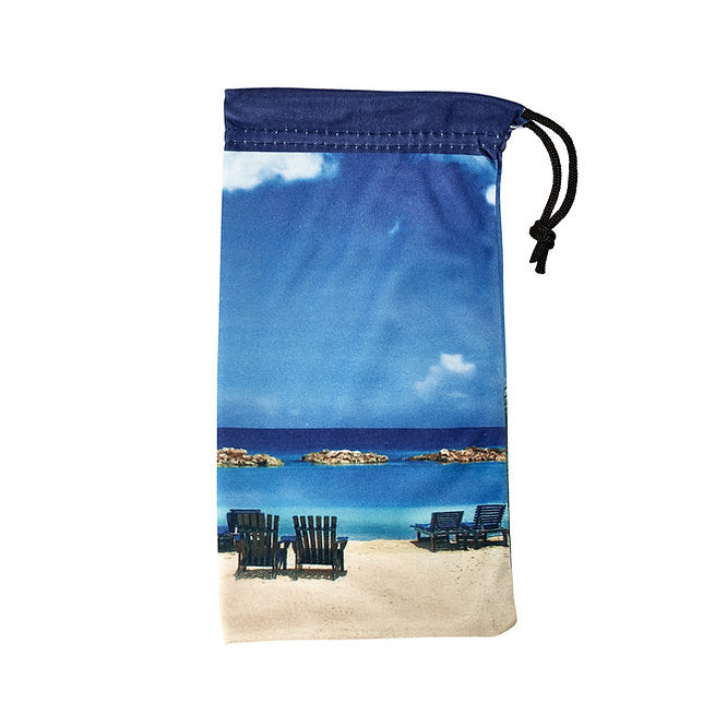 Drawstring microfiber bag Beach Chair