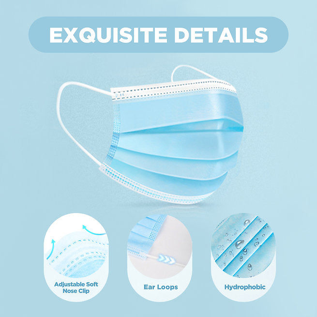 Exquisite face mask details