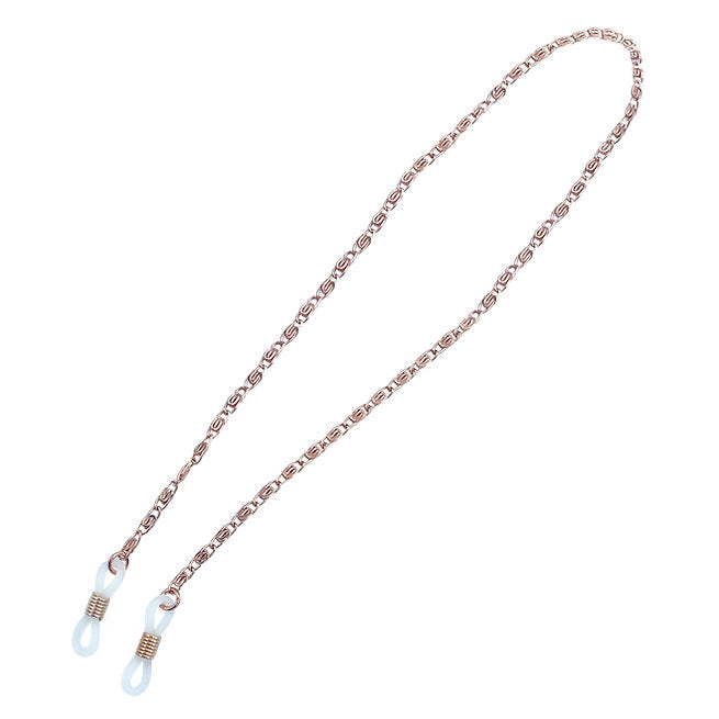 Women eyeglass chain rose gold