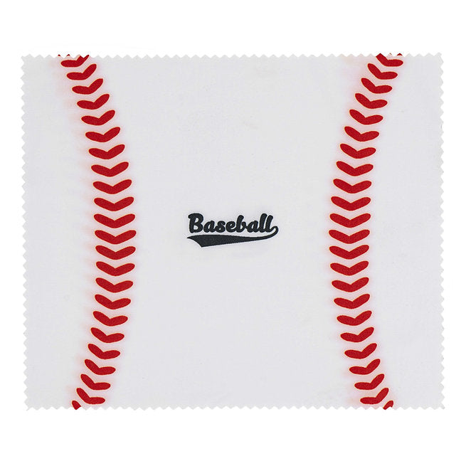 Baseball pattern microfiber cloth