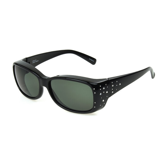 Haven fit over sunglasses model Dahlia Leopard