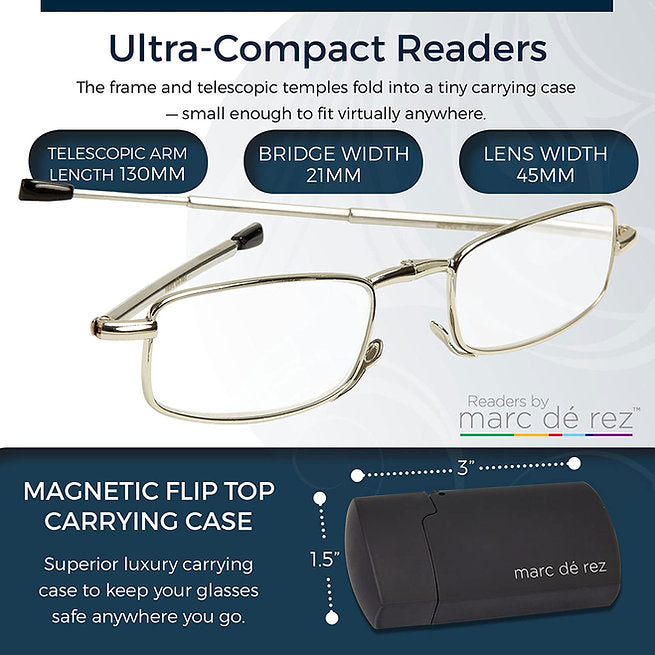 Folding eyeglasses