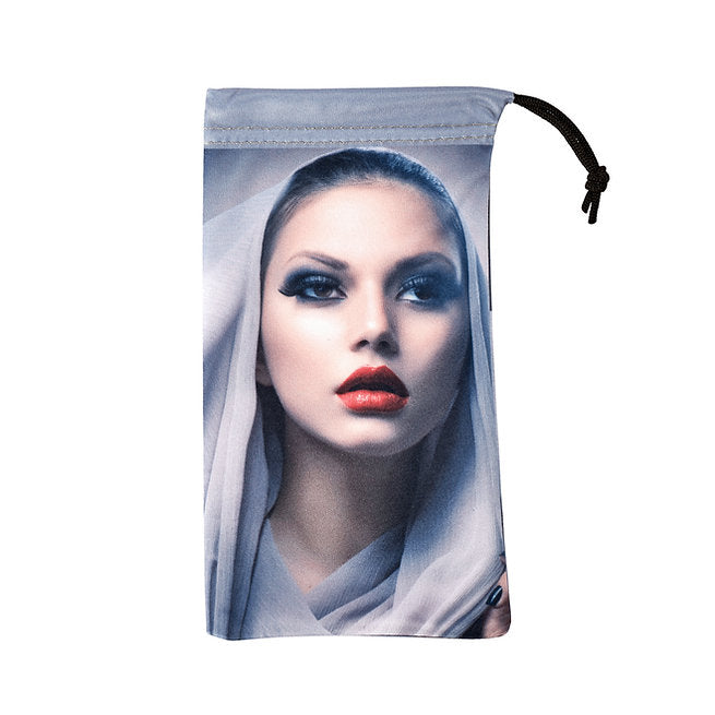 Elegant microfiber pouch for glasses