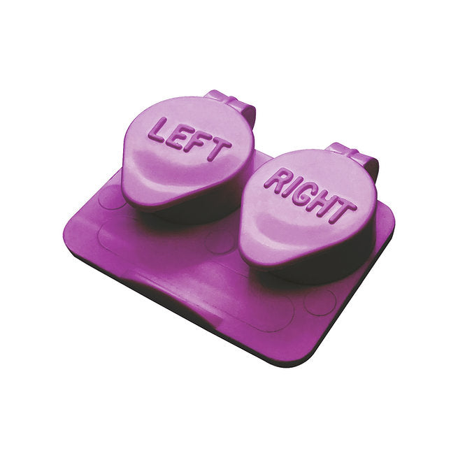 Purple contact lens case