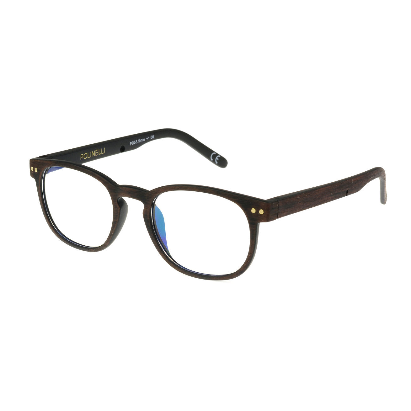 Polinelli eyeglasses model P301 brown