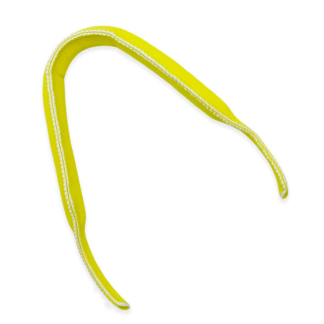 Yellow floating cord for eyeglasses