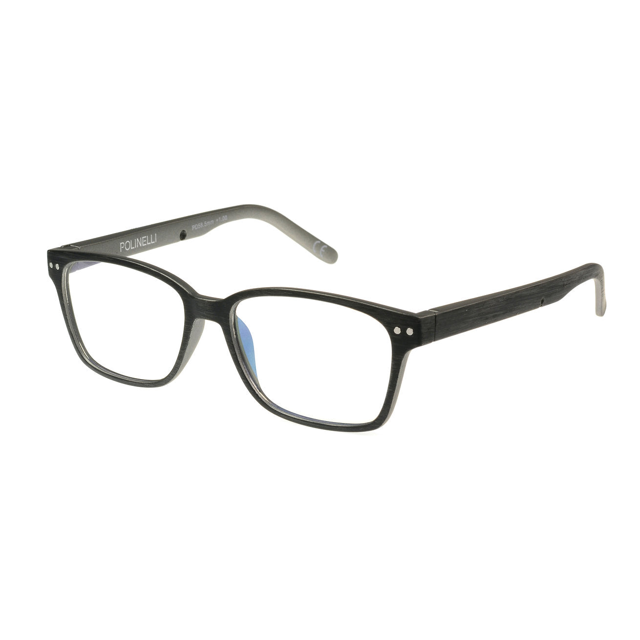Polinelli eyeglasses model P302 metallic