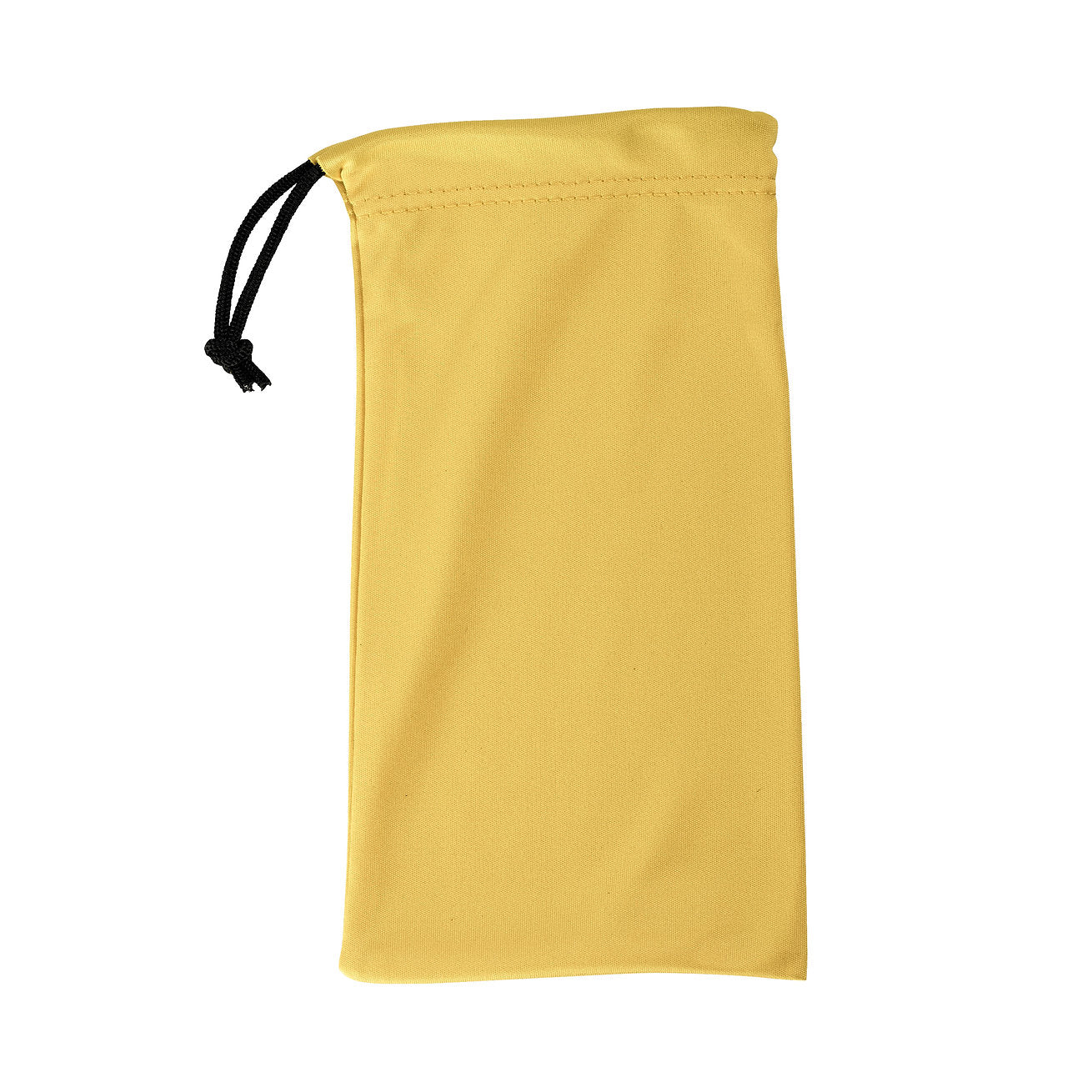 Yellow drawstring bag for glasses