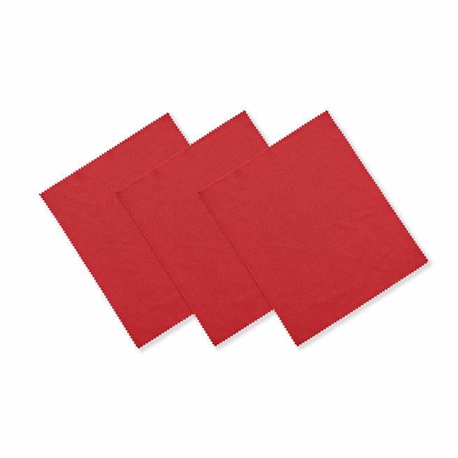 Extra large red microfiber cloths
