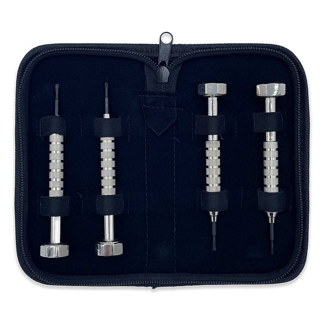 Opticians Screwdriver Set With Rack Deluxe Opticians Screwdriver Set Stainless Steel Reversible Bits ...