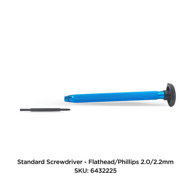Flathead anodized aluminum screwdriver