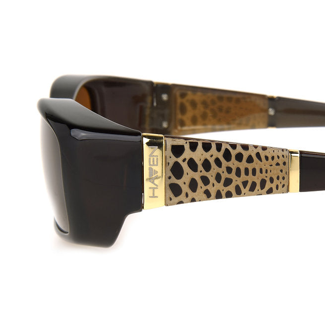 Haven sunglasses Freesia Croc detail