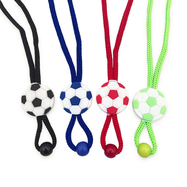 Soccer ball nylon retainers for kids glasses