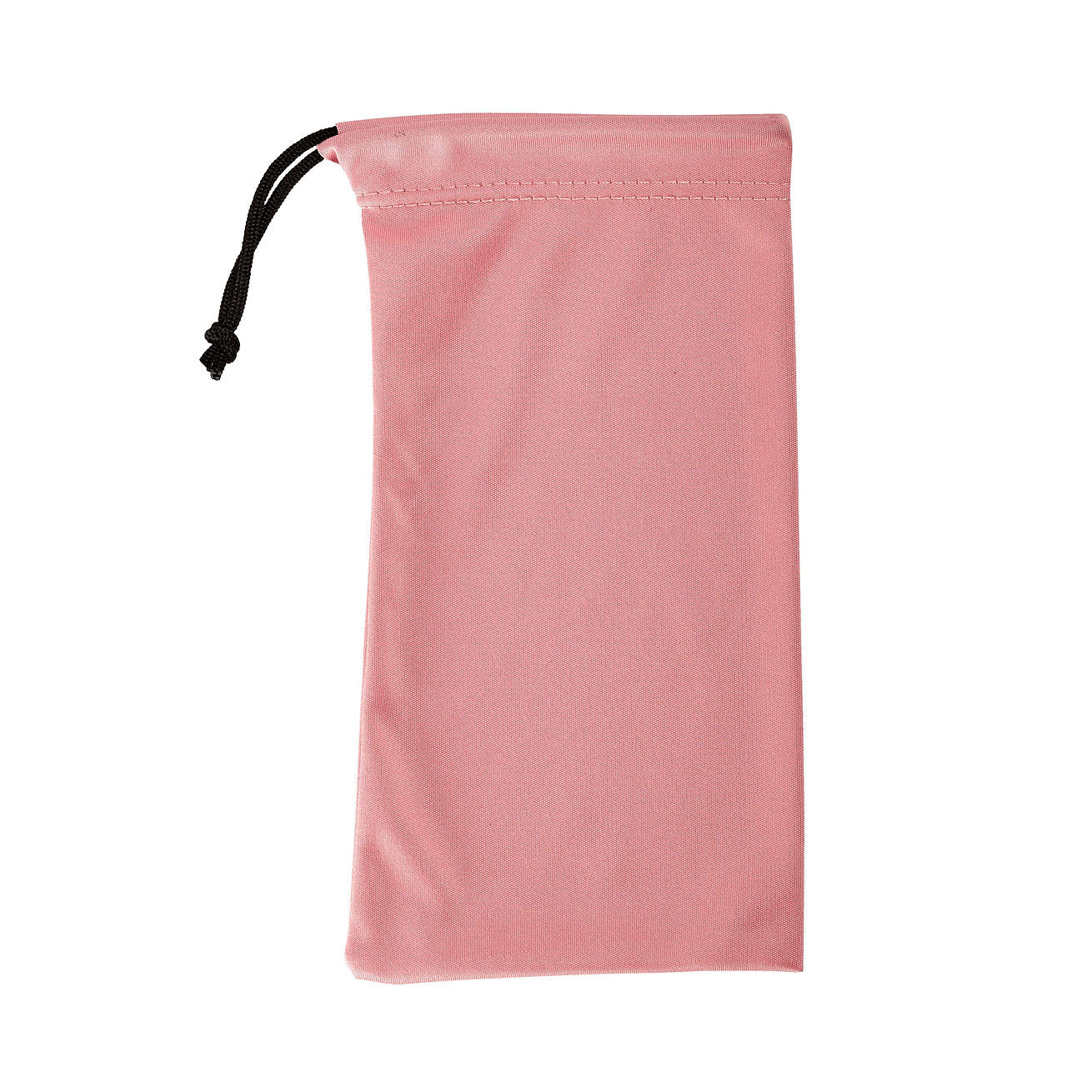 Pink drawstring bag for glasses