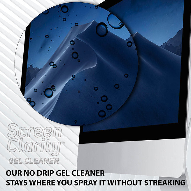 Cleaning solution for screens