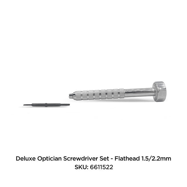 Opticians Screwdriver Set With Rack Deluxe Opticians Screwdriver Set Stainless Steel Reversible Bits ...