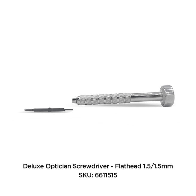 Deluxe Optician Screwdriver With Stainless Steel Reversible Bits ...