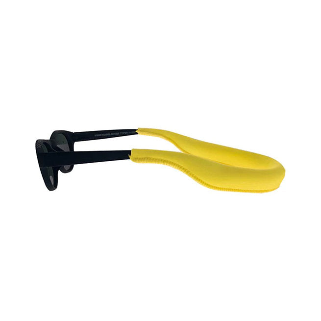 Yellow floating strap for sunglasses
