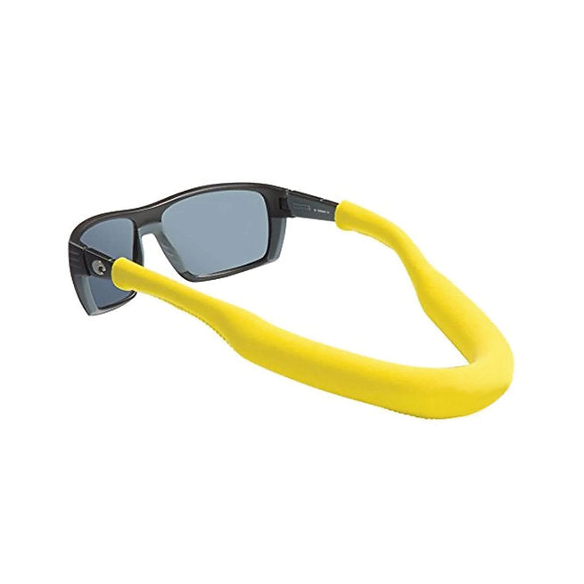 Yellow buoyant leash for sunglasses