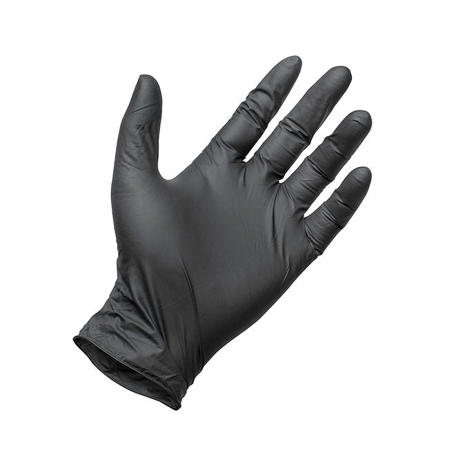 Black nitrile glove