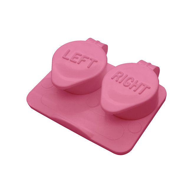 Pink contact lens case