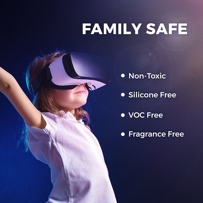 Family safe VR cleaners